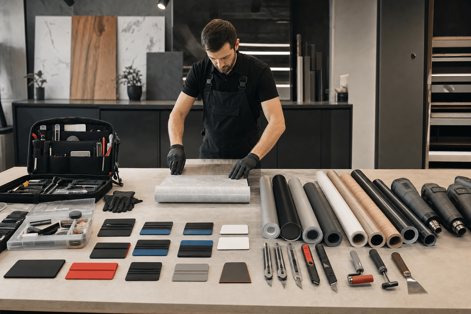 Outils du placeur de covering mobilier : Guide Complet et Expert